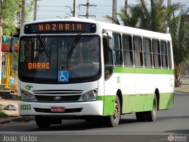 Transcol Transportes Coletivos 09353 na cidade de Teresina, Piauí, Brasil, por João Victor. ID da foto: 478666.