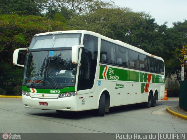 Cia. São Geraldo de Viação 21170 na cidade de São Paulo, São Paulo, Brasil, por Paulo Ricardo. ID da foto: 480172.