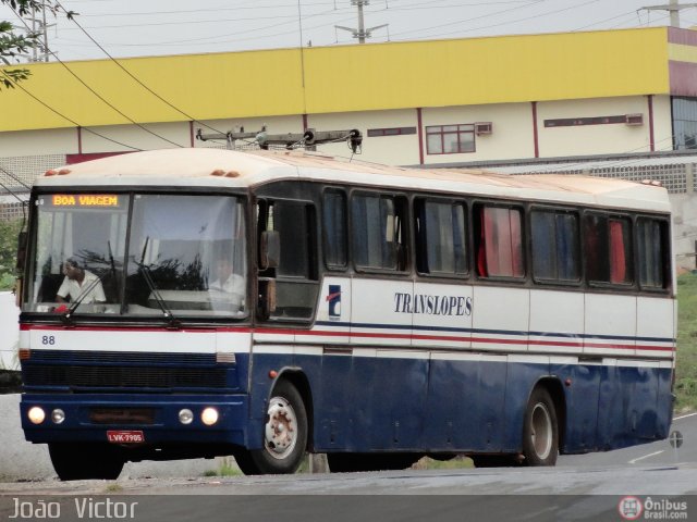 Translopes 88 na cidade de Teresina, Piauí, Brasil, por João Victor. ID da foto: 482351.