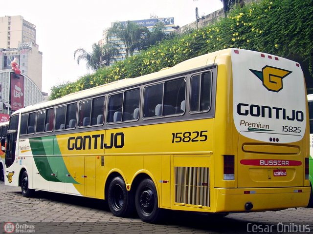 Empresa Gontijo de Transportes 15825 na cidade de Belo Horizonte, Minas Gerais, Brasil, por César Ônibus. ID da foto: 482782.