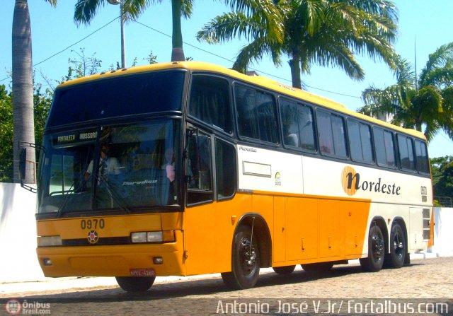 Viação Nordeste 0970 na cidade de Fortaleza, Ceará, Brasil, por Antonio José. Número da foto: #483735.