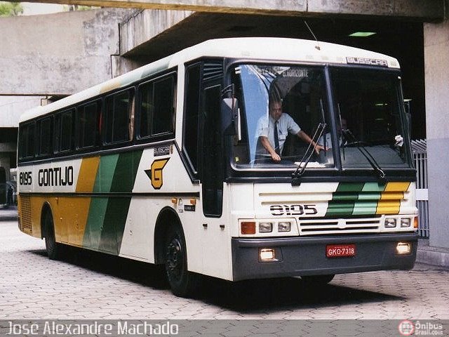 Empresa Gontijo de Transportes 8195 na cidade de Belo Horizonte, Minas Gerais, Brasil, por J. Alexandre Machado. ID da foto: 483741.