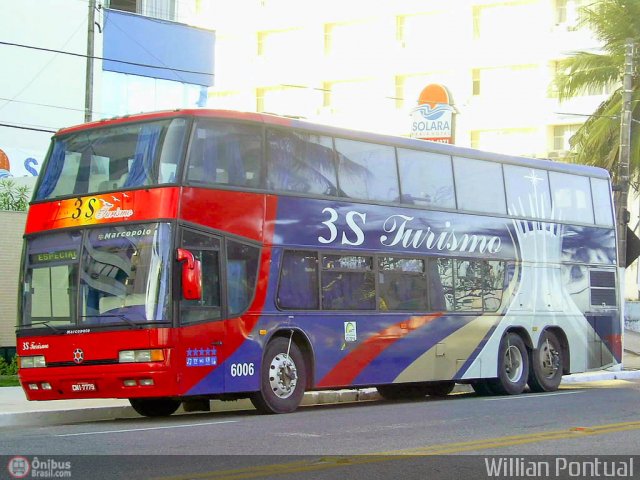 3S Turismo 6006 na cidade de Maceió, Alagoas, Brasil, por Willian Pontual. Número da foto: #483841.