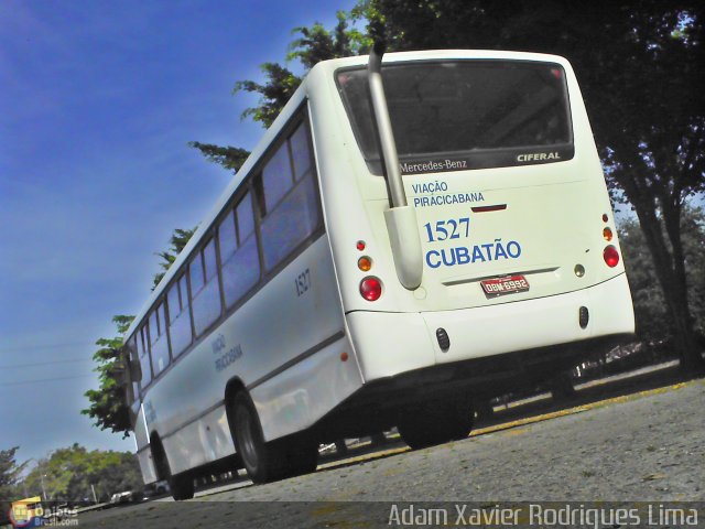 Viação Piracicabana Cubatão 1527 na cidade de Cubatão, São Paulo, Brasil, por Adam Xavier Rodrigues Lima. Número da foto: #515262.