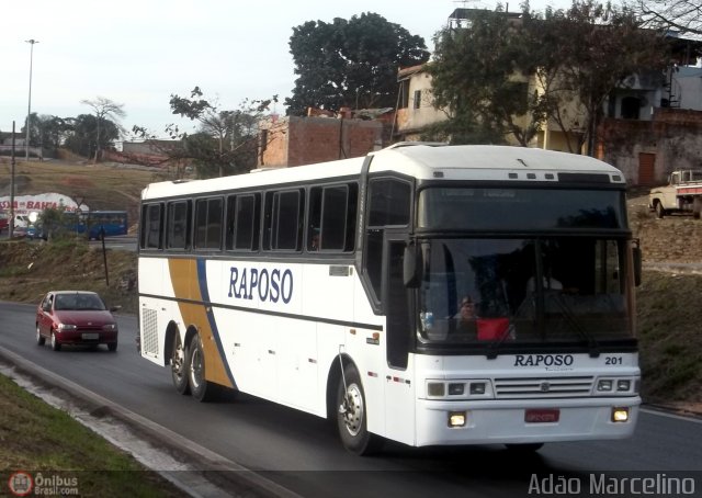 Raposo Turismo 201 na cidade de Belo Horizonte, Minas Gerais, Brasil, por Adão Raimundo Marcelino. ID da foto: 515998.