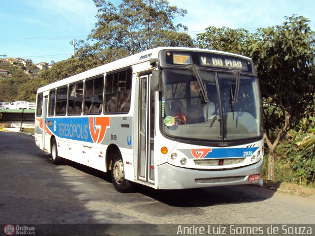 Viação Teresópolis 2039 na cidade de Teresópolis, Rio de Janeiro, Brasil, por André Luiz Gomes de Souza. ID da foto: 515930.