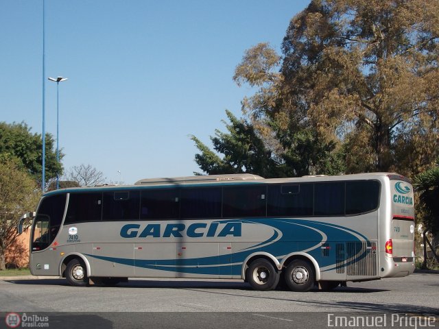 Viação Garcia 7410 na cidade de Curitiba, Paraná, Brasil, por Emanuel Prique. ID da foto: 514995.