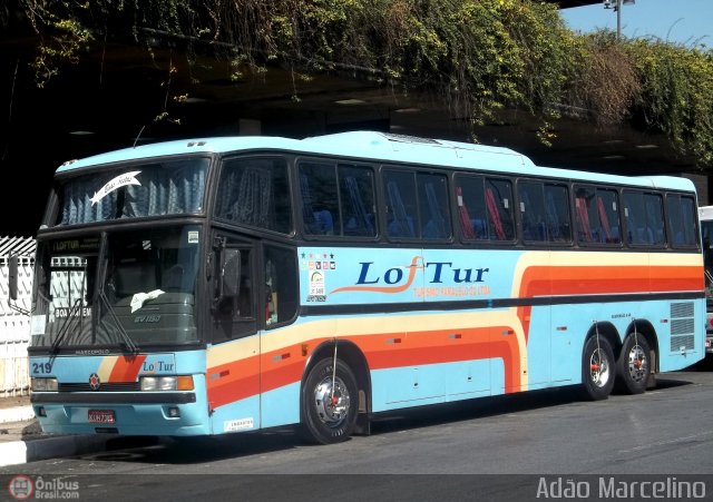 Loftur Excursões e Fretamentos 219 na cidade de Belo Horizonte, Minas Gerais, Brasil, por Adão Raimundo Marcelino. Número da foto: #527130.