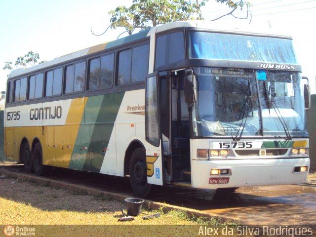 Empresa Gontijo de Transportes 15735 na cidade de Porto Velho, Rondônia, Brasil, por Alex da Silva Rodrigues. ID da foto: 526514.