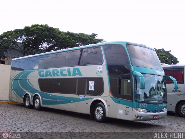 Viação Garcia 6029 na cidade de Ivaiporã, Paraná, Brasil, por Alex Fiori. Número da foto: #527658.