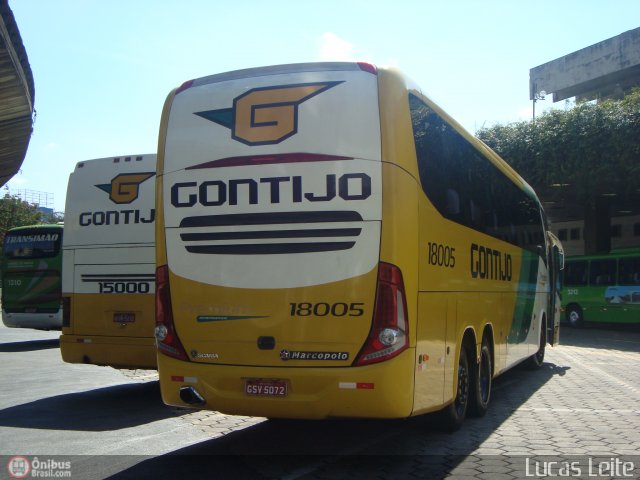 Empresa Gontijo de Transportes 18005 na cidade de Belo Horizonte, Minas Gerais, Brasil, por Lucas Leite. Número da foto: #526771.