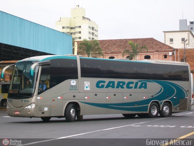 Viação Garcia 7212 na cidade de Piracicaba, São Paulo, Brasil, por Giovani Alencar. Número da foto: #527545.