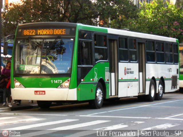 Viação Santa Brígida 1 1473 na cidade de São Paulo, São Paulo, Brasil, por Rafael Santos. ID da foto: 528107.