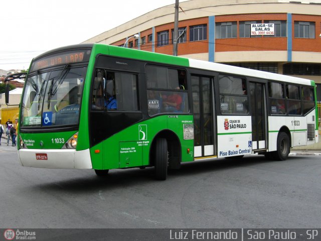 Viação Santa Brígida 1 1033 na cidade de São Paulo, São Paulo, Brasil, por Rafael Santos. ID da foto: 528061.