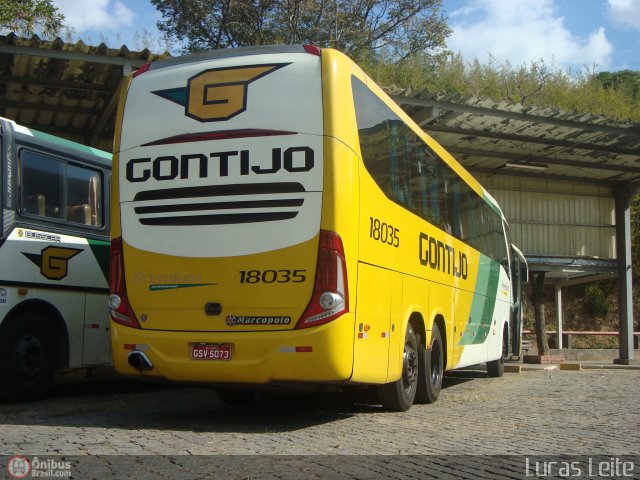 Empresa Gontijo de Transportes 18035 na cidade de Belo Horizonte, Minas Gerais, Brasil, por Lucas Leite. Número da foto: #527951.