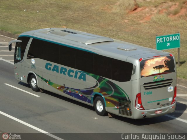 Viação Garcia 7466 na cidade de Boituva, São Paulo, Brasil, por Carlos Augusto Sousa. ID da foto: 527793.