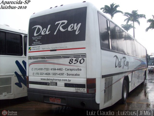 Del Rey Transportes 850 na cidade de Aparecida, São Paulo, Brasil, por Luiz Krolman. Número da foto: #527819.