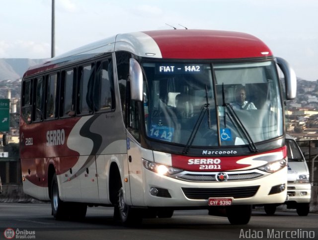 Viação Serro 21811 na cidade de Belo Horizonte, Minas Gerais, Brasil, por Adão Raimundo Marcelino. Número da foto: #528847.