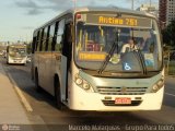 Viação Redentor C47548 na cidade de Rio de Janeiro, Rio de Janeiro, Brasil, por Marcelo Malaquias - Grupo Para Todos. Número da foto: #:id.