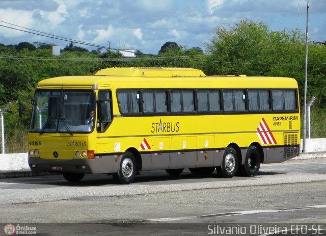 Viação Itapemirim 40155 na cidade de Aracaju, Sergipe, Brasil, por Silvanio Oliveira. ID da foto: 529279.