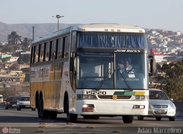 Empresa Gontijo de Transportes 15220 na cidade de Belo Horizonte, Minas Gerais, Brasil, por Adão Raimundo Marcelino. ID da foto: 531259.