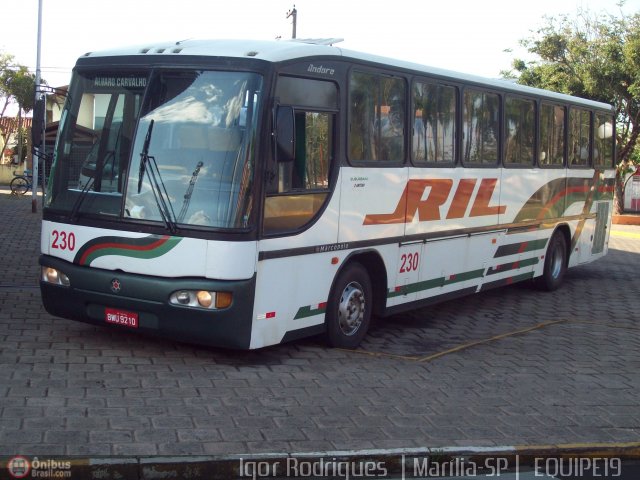 RIL - Rodoviário Ibitinguense Ltda. 230 na cidade de Garça, São Paulo, Brasil, por Igor  Rodrigues. Número da foto: #530632.