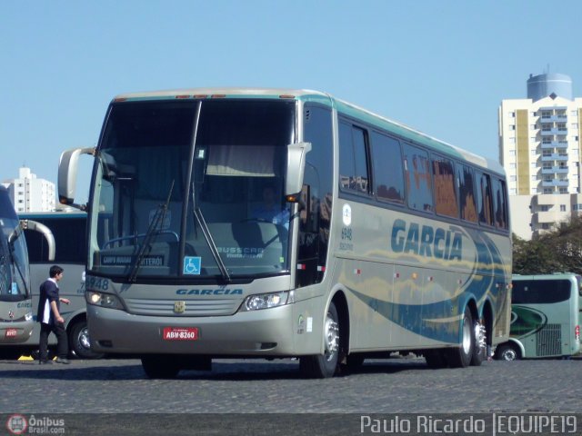 Viação Garcia 6948 na cidade de Londrina, Paraná, Brasil, por Paulo Ricardo. ID da foto: 532241.