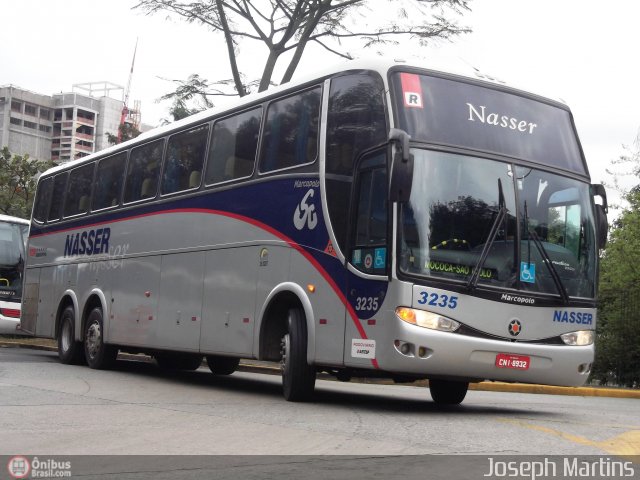 Viação Nasser 3235 na cidade de São Paulo, São Paulo, Brasil, por Joseph Martins. Número da foto: #533962.