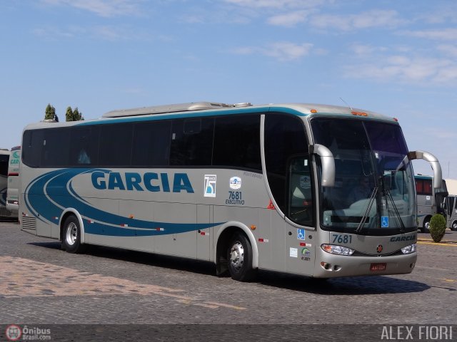 Viação Garcia 7681 na cidade de Londrina, Paraná, Brasil, por Alex Fiori. Número da foto: #534091.