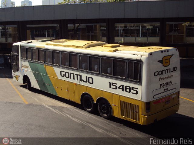 Empresa Gontijo de Transportes 15485 na cidade de Ribeirão Preto, São Paulo, Brasil, por Fernando Reis. Número da foto: #534646.