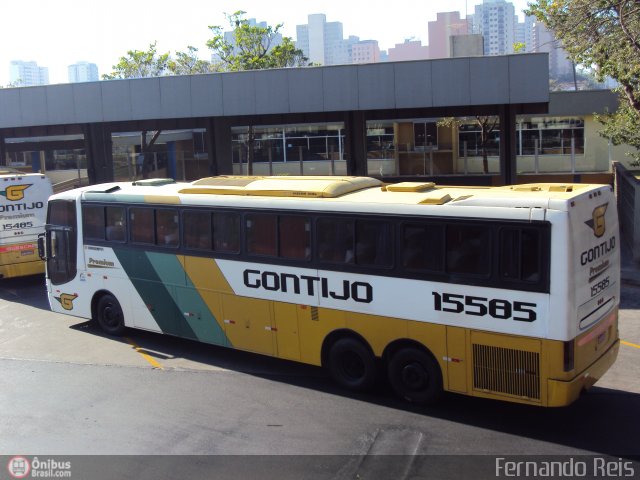 Empresa Gontijo de Transportes 15585 na cidade de Ribeirão Preto, São Paulo, Brasil, por Fernando Reis. ID da foto: 534639.