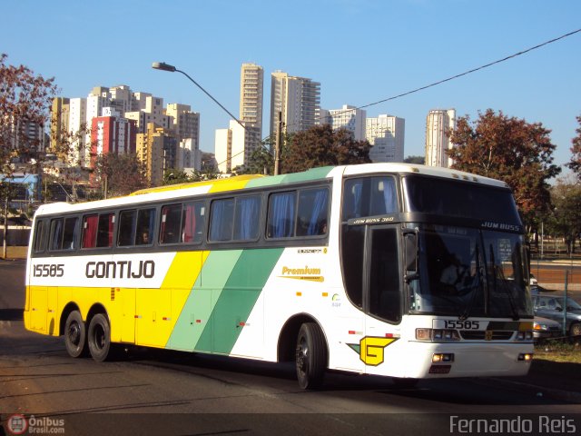 Empresa Gontijo de Transportes 15585 na cidade de Ribeirão Preto, São Paulo, Brasil, por Fernando Reis. Número da foto: #534677.