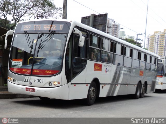 Metra - Sistema Metropolitano de Transporte 5001 na cidade de São Bernardo do Campo, São Paulo, Brasil, por Sandro Alves. Número da foto: #536311.