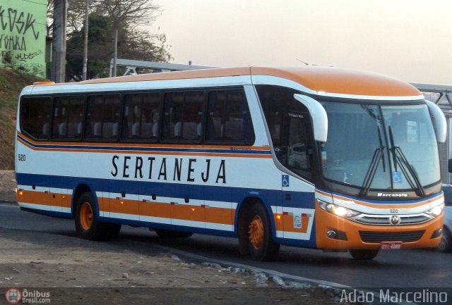 Viação Sertaneja 520 na cidade de Belo Horizonte, Minas Gerais, Brasil, por Adão Raimundo Marcelino. Número da foto: #536852.