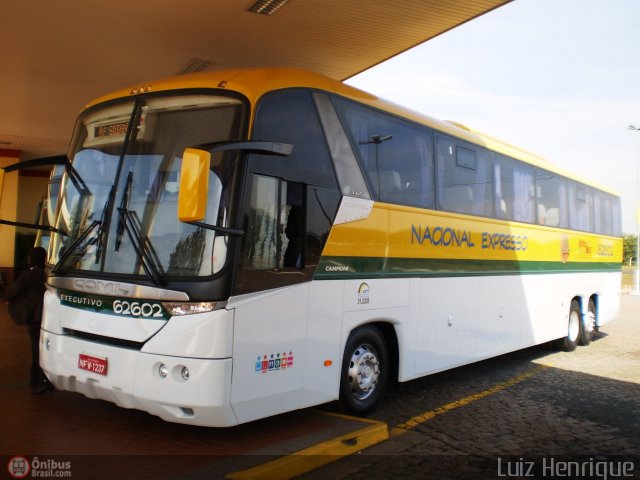 Nacional Expresso 62602 na cidade de Limeira, São Paulo, Brasil, por Luiz Henrique. Número da foto: #537202.