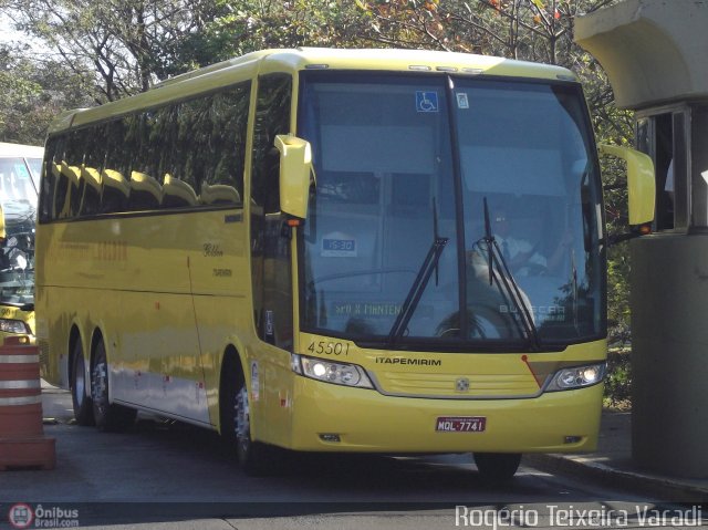 Viação Itapemirim 45501 na cidade de São Paulo, São Paulo, Brasil, por Rogério Teixeira Varadi. Número da foto: #536978.