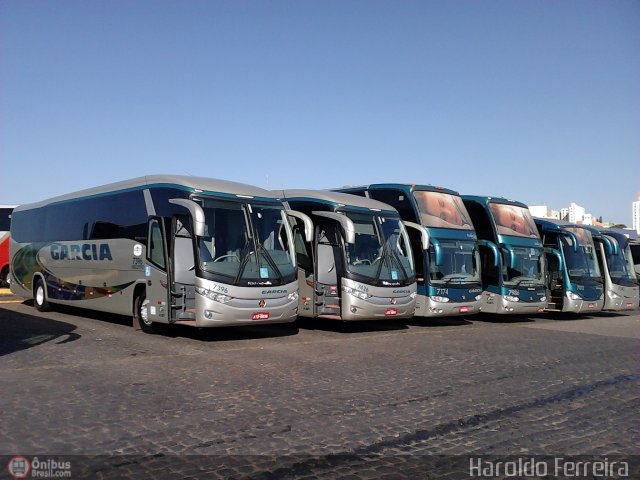 Viação Garcia 7396 na cidade de Londrina, Paraná, Brasil, por Haroldo Ferreira. Número da foto: #537368.