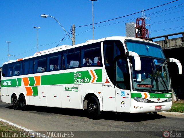 Cia. São Geraldo de Viação 14630 na cidade de Vitória, Espírito Santo, Brasil, por Lucas  Ribeiro. ID da foto: 537203.