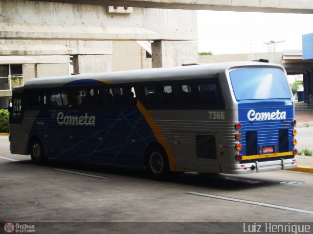 Viação Cometa 7366 na cidade de Campinas, São Paulo, Brasil, por Luiz Henrique. ID da foto: 539225.