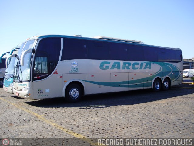 Viação Garcia 7201 na cidade de Londrina, Paraná, Brasil, por Rodrigo  Gutierrez Rodrigues. Número da foto: #538949.