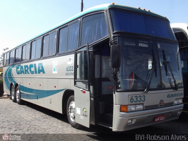 Viação Garcia 6333 na cidade de Londrina, Paraná, Brasil, por Robson Alves. ID da foto: 538924.