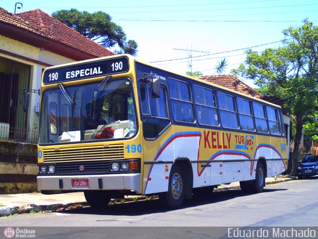 Kelly Tur Turismo 190 na cidade de Três Coroas, Rio Grande do Sul, Brasil, por Eduardo Machado. Número da foto: #516023.