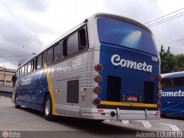 Viação Cometa 1250 na cidade de São Paulo, São Paulo, Brasil, por Adems  Equipe 19. ID da foto: 516846.