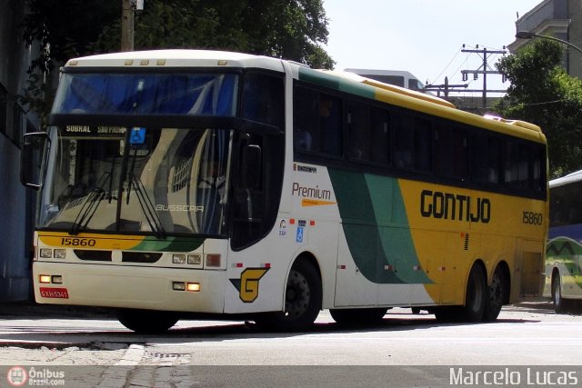 Empresa Gontijo de Transportes 15860 na cidade de Rio de Janeiro, Rio de Janeiro, Brasil, por Marcelo Lucas. Número da foto: #516588.