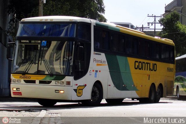 Empresa Gontijo de Transportes 15860 na cidade de Rio de Janeiro, Rio de Janeiro, Brasil, por Marcelo Lucas. ID da foto: 516588.