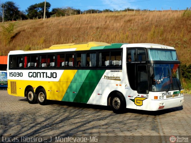 Empresa Gontijo de Transportes 15030 na cidade de João Monlevade, Minas Gerais, Brasil, por Lucas  Ribeiro. Número da foto: #539925.
