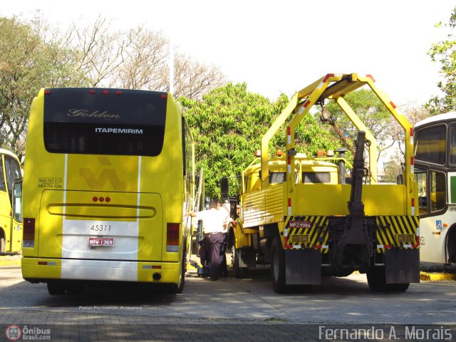 Viação Itapemirim 45311 na cidade de São Paulo, São Paulo, Brasil, por Fernando Antunes. Número da foto: #539965.
