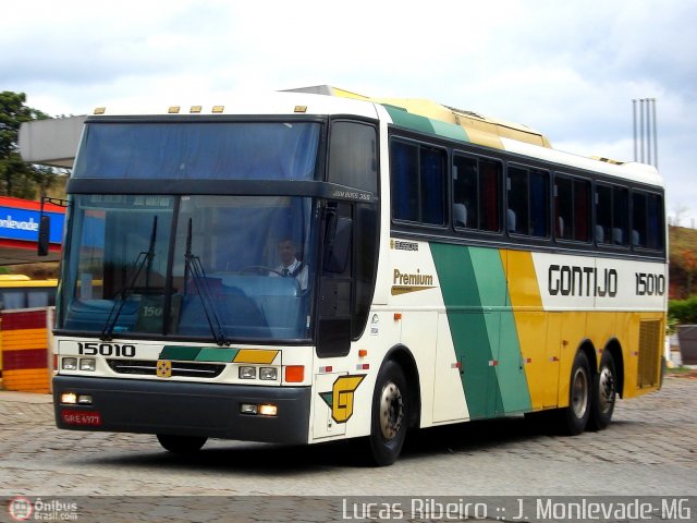 Empresa Gontijo de Transportes 15010 na cidade de João Monlevade, Minas Gerais, Brasil, por Lucas  Ribeiro. Número da foto: #539917.