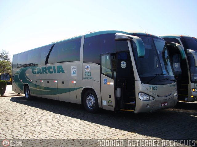 Viação Garcia 7163 na cidade de Londrina, Paraná, Brasil, por Rodrigo  Gutierrez Rodrigues. ID da foto: 539832.