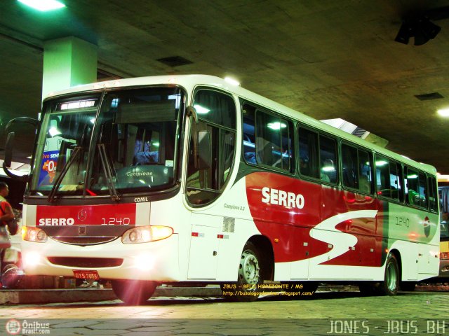 Viação Serro 1240 na cidade de Belo Horizonte, Minas Gerais, Brasil, por Jones Bh. Número da foto: #539495.